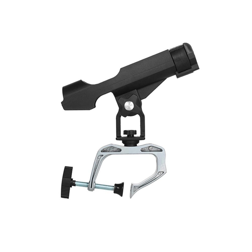 Fishing Rod Holder clamp on Adjustable Removable 360 degree Kayak Boat Support Pole stand Bracket Plastic Fishing Rod Holder