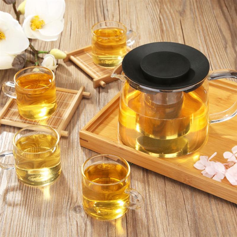 Household Glass Teapot Heat Resistant Glass Tea Pot Healthy Teapot Heatable Kettle 600ml/1000ml/1500ml