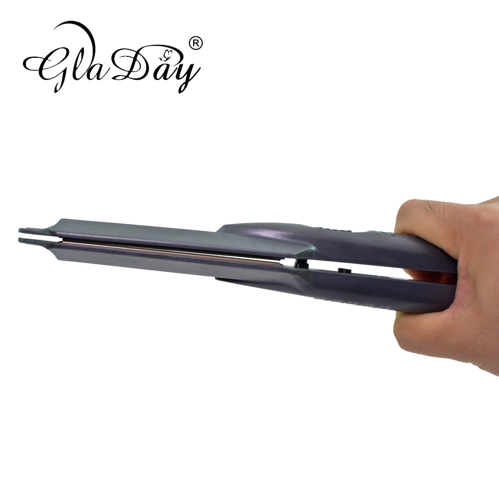 Fer à lisser nano-titane, fer plat, outils de coiffure pour salon, lisseur avec prise eu 100-240v