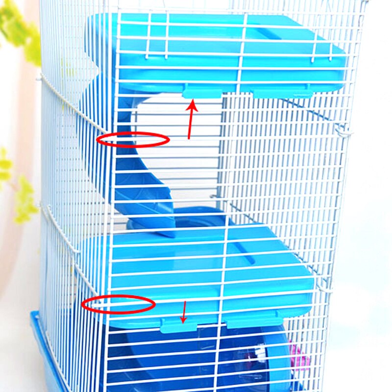 small pet three layers Deluxe plastic hamster cage hamster bed/house cage Animal Guinea Pig cages for hamsters In A House Toy
