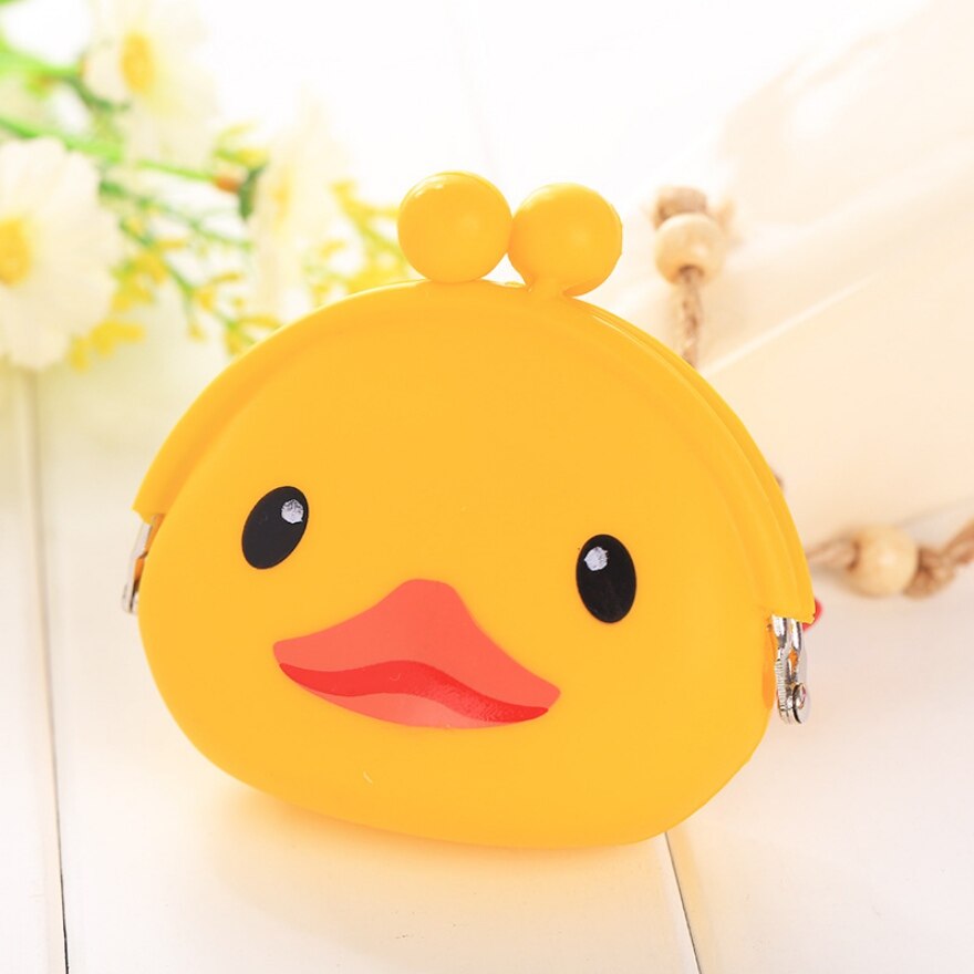 Girls Mini Silicone Coin Purse Animals Small Change Wallet Purse Women Key Wallet Coin Bag For Children Kids # F: Color 10