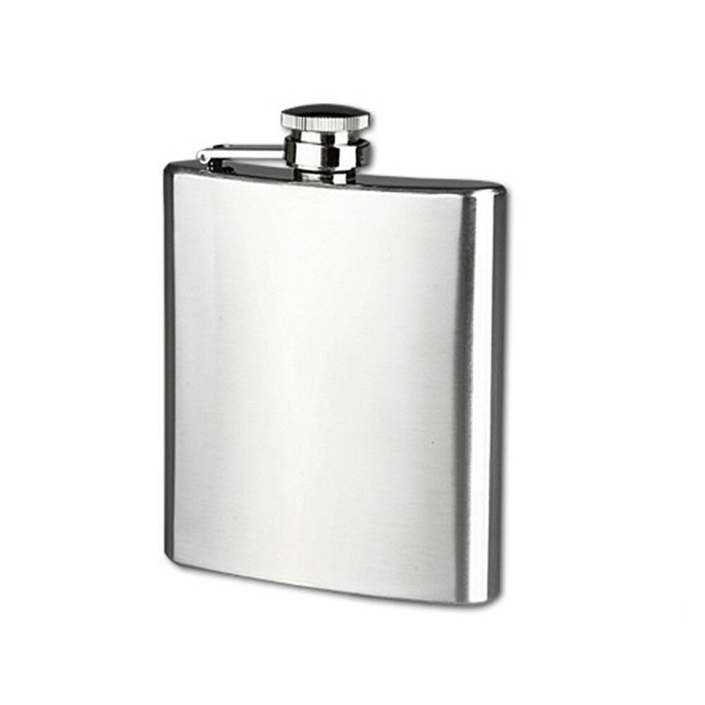 Stainless Steel Pocket Hip Flask Alcohol Whiskey Liquor Screw Cap More OZ Liquor Hip Flask Kitchen ArtifactNew L4: 7 oz