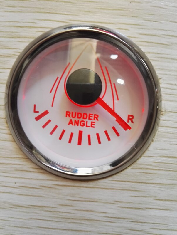 52mm bil båt modifierat instrument diesel bensin motor mätare rpm/vattentemp/bränsle/rodder vinkel/larm
