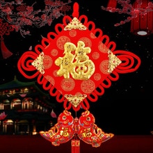 Chinese knoop kwasten hanger gelukkig Chinese Jaar Lente Festival ornament cultuur en kunst Gordijn Decoratieve flanellen