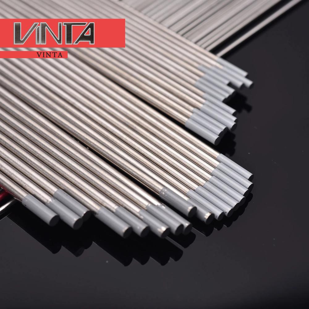 Electrodo de tungsteno gris WC20, cabezal gris de para soldadura TIG 1,6/2,0/2,4/3,0/3,2,