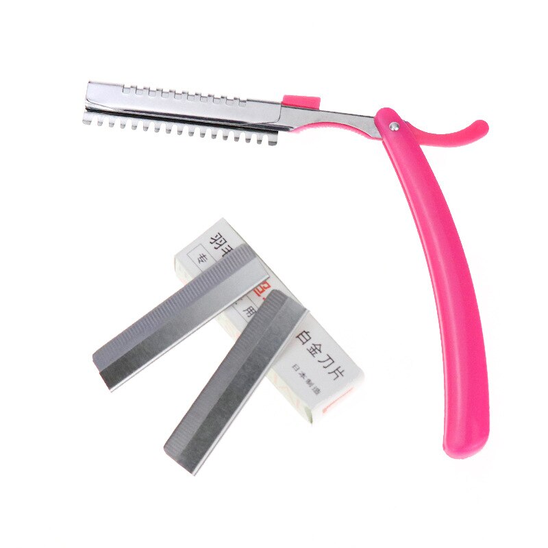 Make-up værktøj 5 stk øjenbryn barberblad i rustfrit stål øjenbryn trimmer blad bryn barbering trimmere hårfjerning skraber