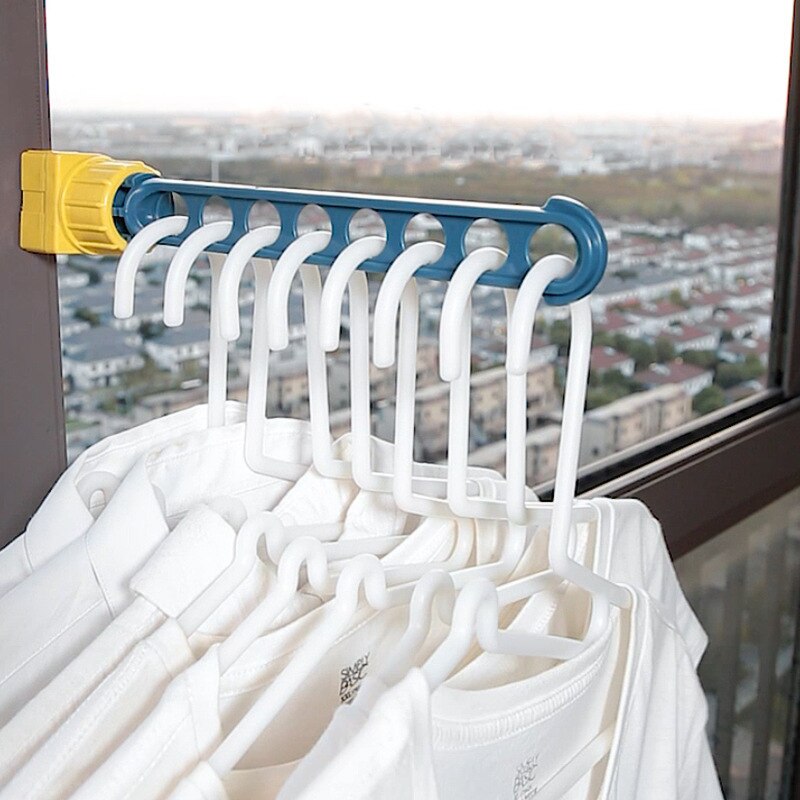 Drying Rack Wall Mounted Clothes Drying Rack For Window Balcony Laundry Hanging Rack For Clothes Socks Underwear Space Saving