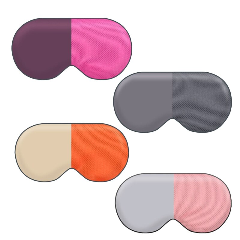 Zijde Dubbele-Side Shading Slaapmasker Slapen Eye Mask Cover Ooglap Blinddoeken Slaapmasker Gezondheid Slaap Shield Licht