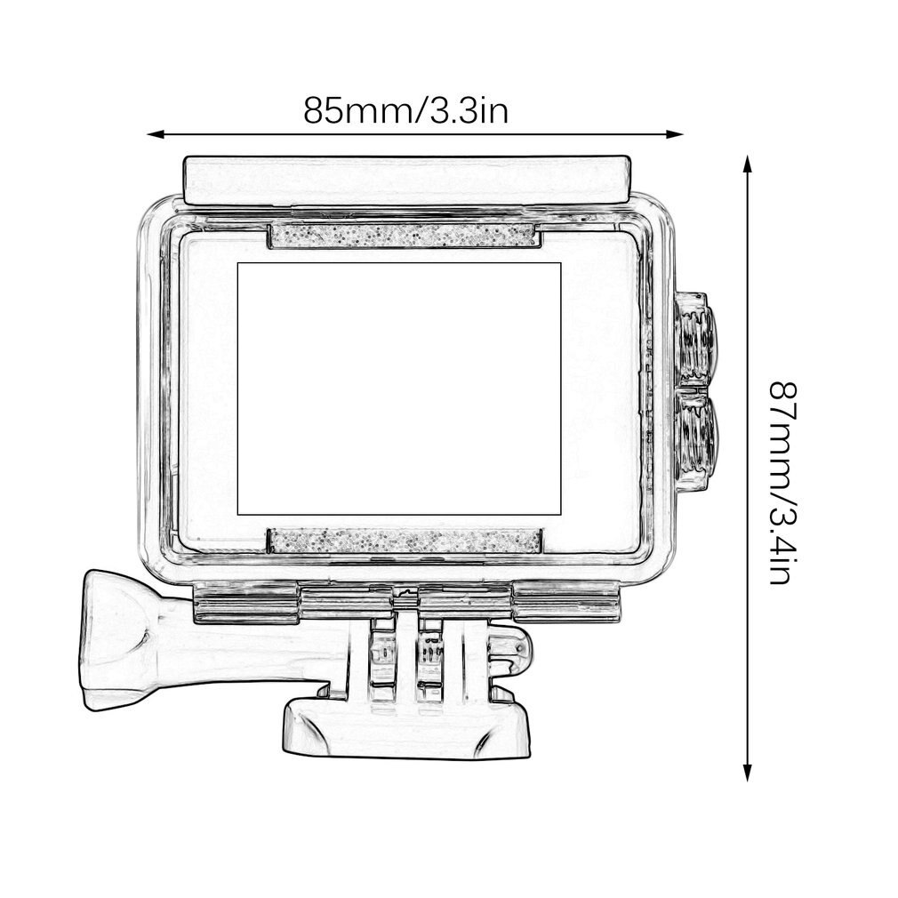 H9R Ultra HD 4K WiFi Camera Waterproof 30M Camera for Outdoor Extreme Sports Aerial and Diving Riding