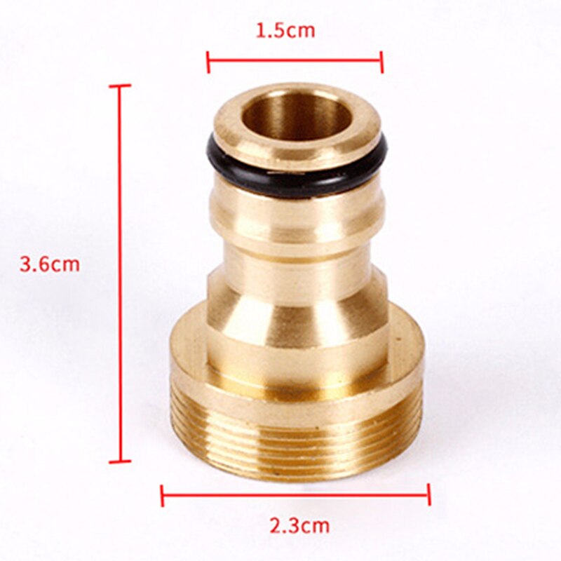 Washing machine copper connection water conversion interface fittings faucet joint connection car wash water pipe: Default Title