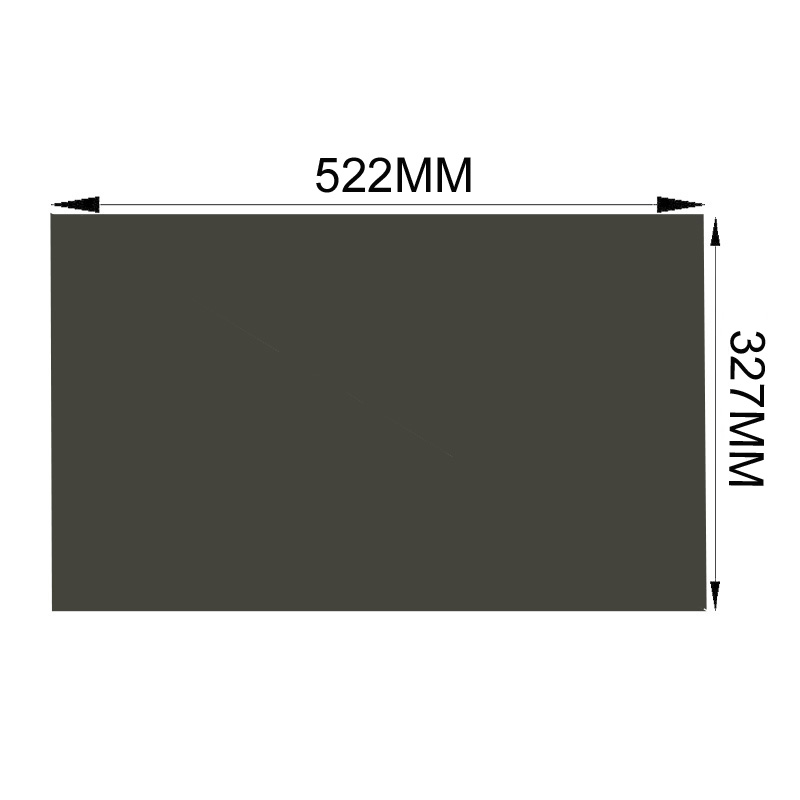 Lámina polarizada de película LCD para pantalla LED, 24 &quot;, 45 grados, 522x327MM, 1 ud.