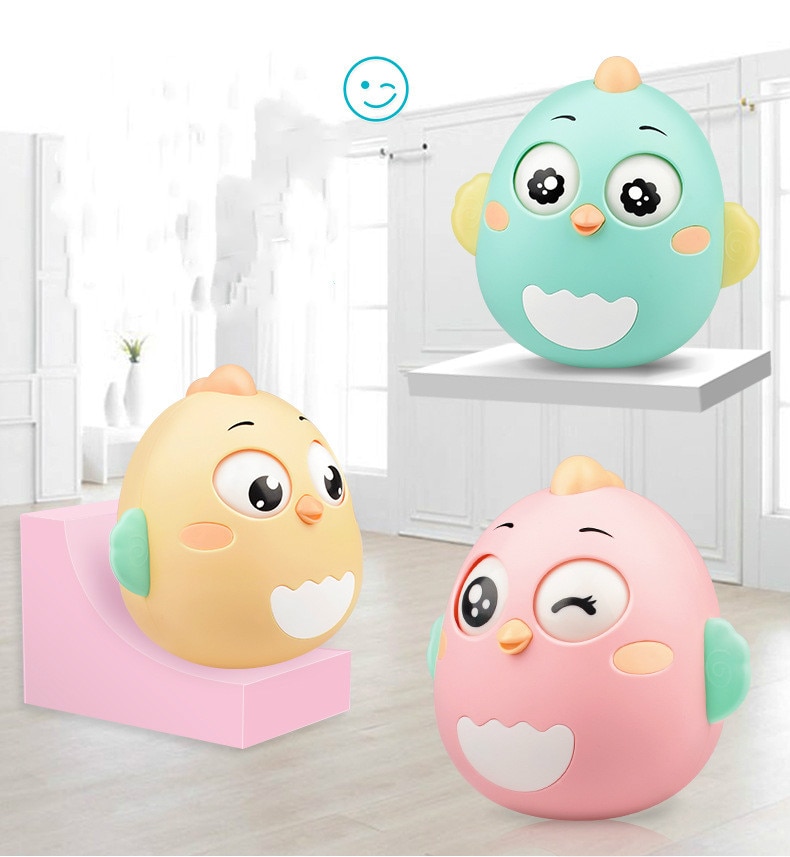Baby Neugeborenen Spielzeug Nickte Tumbler Spielzeug Für Kid Ring Glocke Nette Roly-poly Pädagogisches Rassel Baby Entwicklung Spielzeug