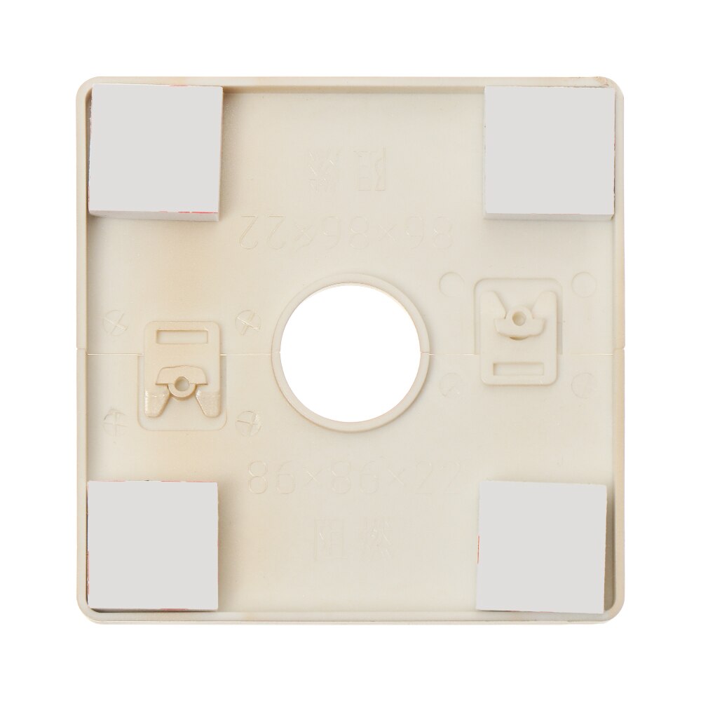 Plastic Wall Wire Hole Decor Cover Separable Junction Box Outlet Cable Protector Snap-on Plate Angle Valve Pipe Plug Decor Cover