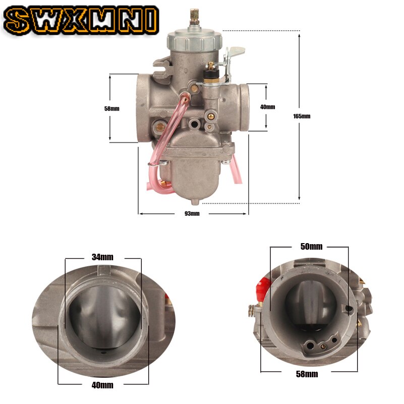 Motorfiets Carburateur Voor Mikuni VM34 34 Mm Ronde Slide VM34-168 42-6015 VM34SC Carb
