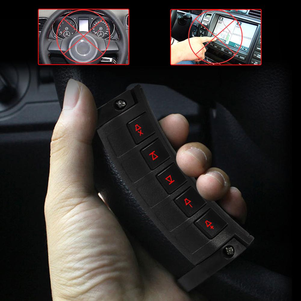 Draadloze Afstandsbediening Auto Stuurwiel Knop Afstandsbediening Universele Bluetooth Dvd Navigatie Knop Afstandsbediening