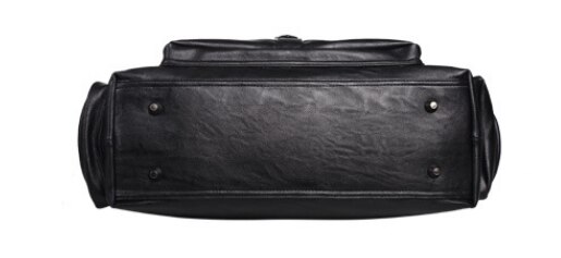 Dapper herre læder rejsetaske laptop business duffle bag herre weekendtaske med høj kapacitet afslappet håndtaske sac  df408