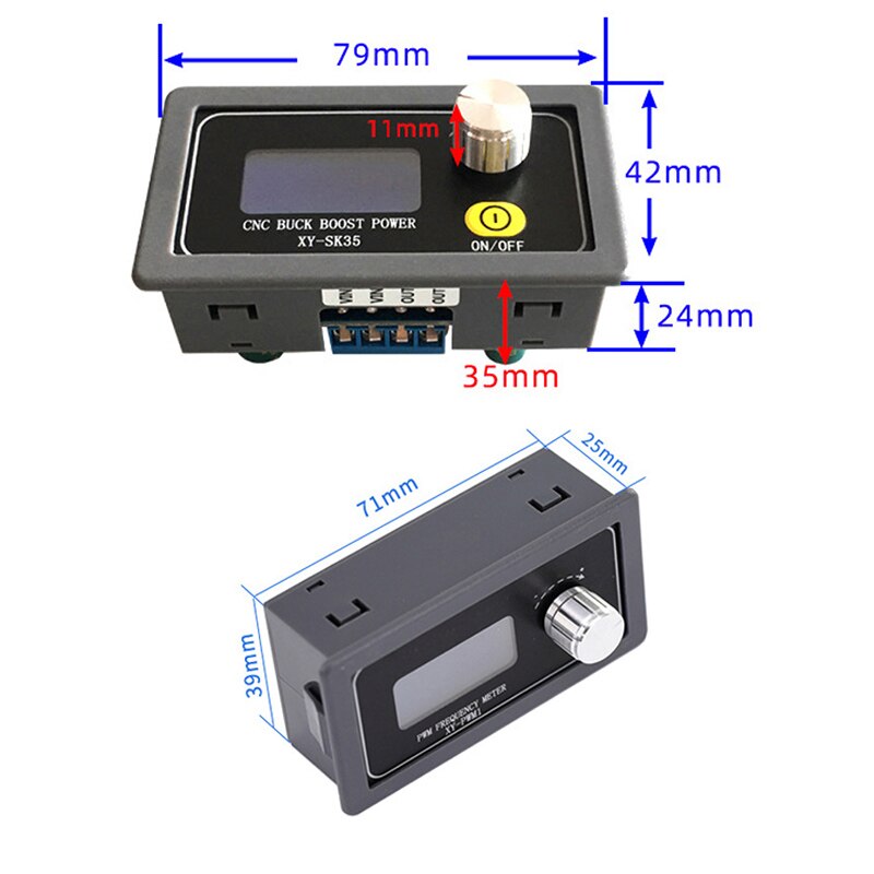 Signaalgenerator pwm-frequentie duty cycle instelbare module lcd-scherm 1hz-150 khz 3.3v-30v pwm-bordmodule