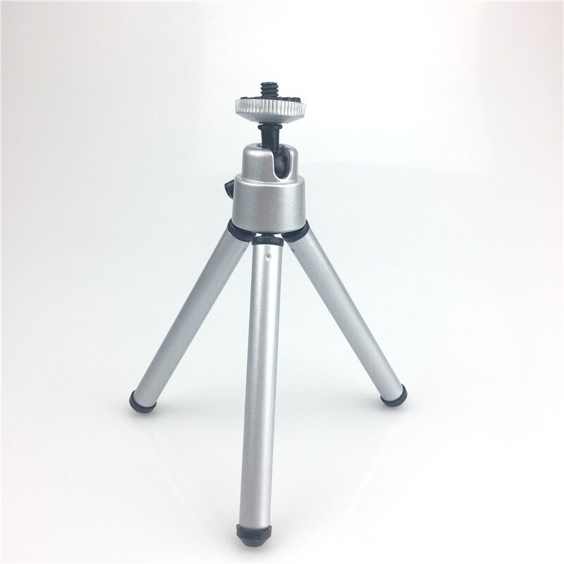 Support Vertical pour trépied de téléphone portable, Clip de fixation pour Smartphone, adaptateur 360 pour iPhone pour téléphone portable Samsung: Silver Tripod
