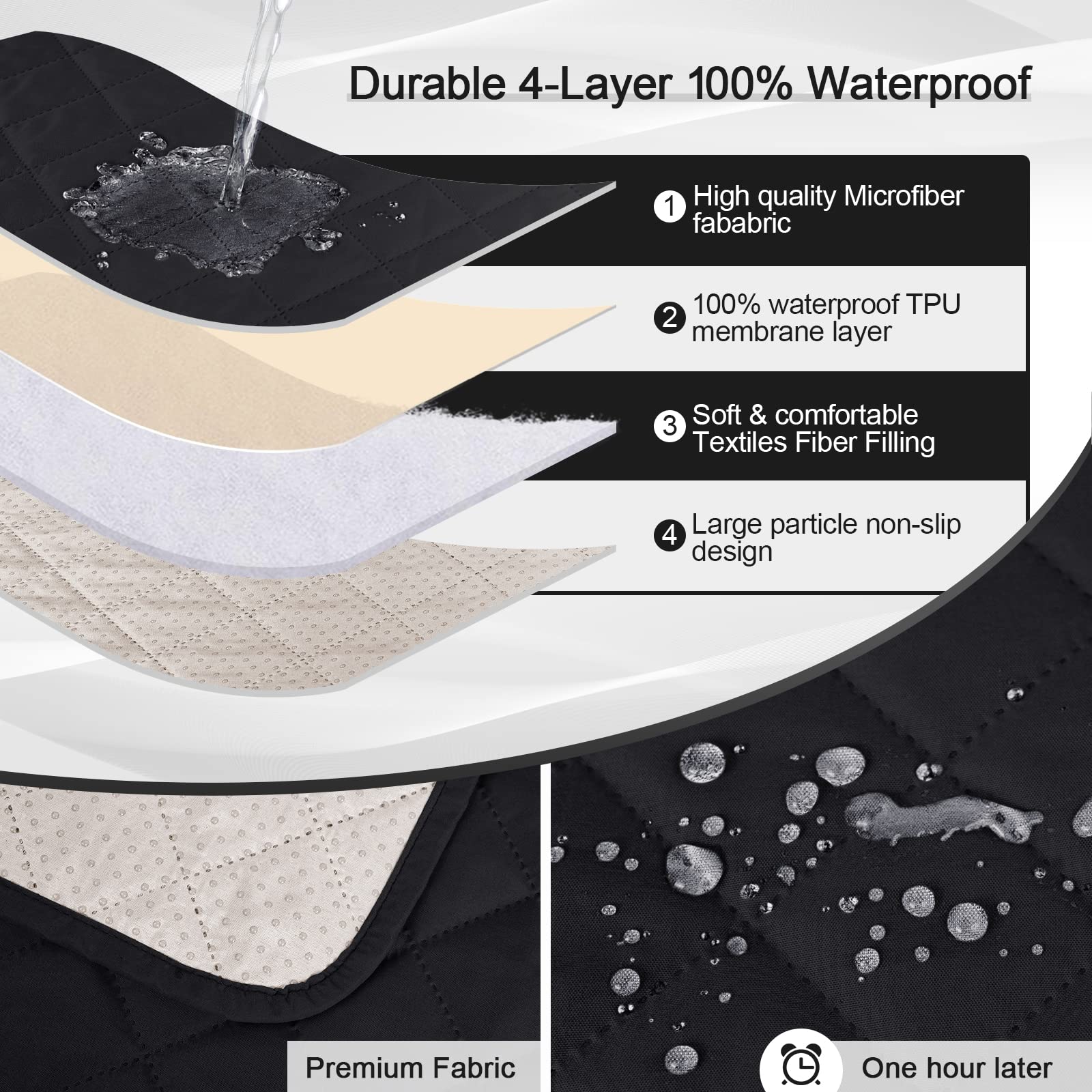 100% wasserdichte Liegestuhl bezug wasch nackt Couch bezüge für freundlicher Haustiere Hunde Schon bezug Möbels chutz mit elastischen Trägern
