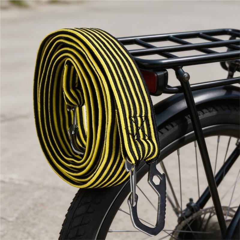 Bikes Rope Tie Auto Luggage Roof Rack Strap Fixed Band Hook Bike Accessories Motorcycle Elastics Rubber Luggage Rope Cord Hooks