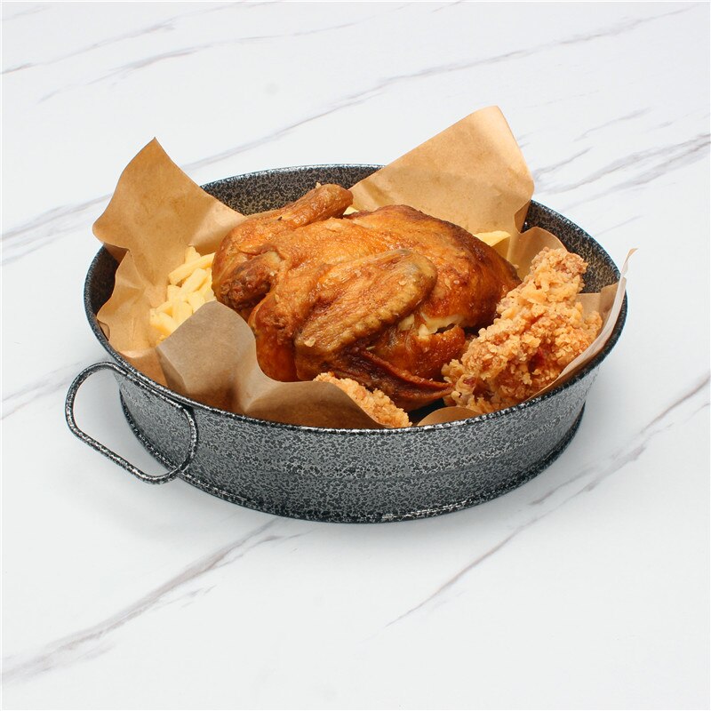 Multi-Purpose Mini Metal Bucket Snack Bucket Food Grade Stainless Steel Ice Bucket Hotel Tableware Marble