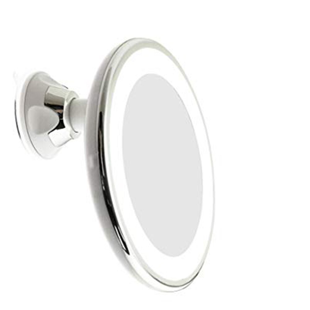 Round Makeup Vanity Mirror LED Portable Cosmetic Mirrors for Home Tabletop Bathroom Shower Beauty Tools EK