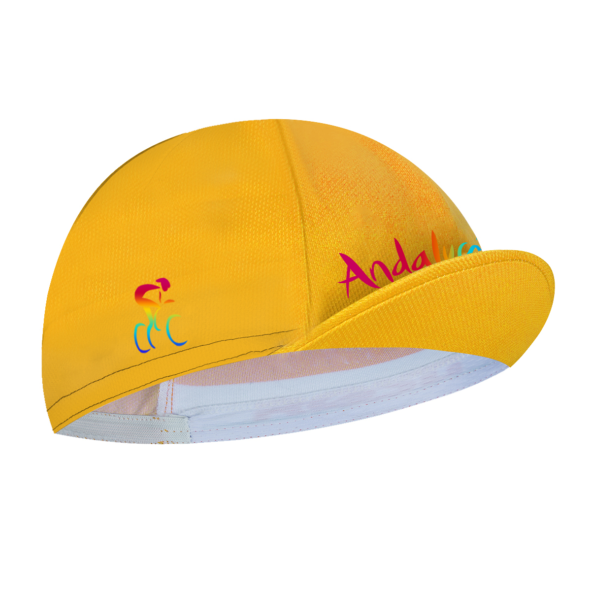 Gorra de Ciclismo Retro de Andalucía para hombre y mujer, gorro transpirable clásico, color azul, 2022: Cycling Caps 15