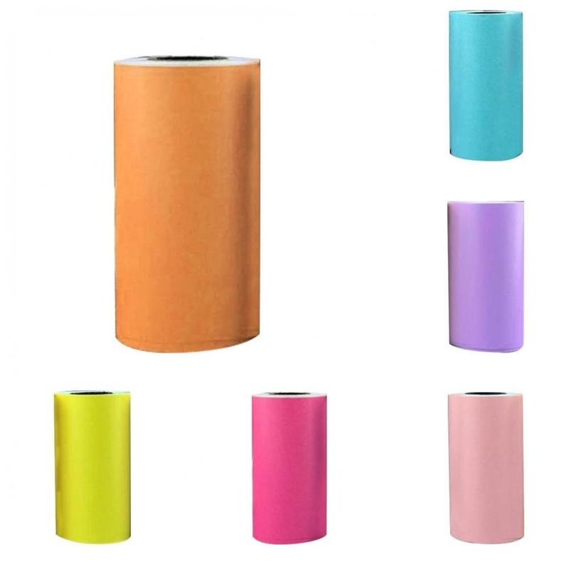 Selvklæbende termoprint papir klistermærker 57 x 30mm klistermærker papir print printer foto termisk  u1 e 7