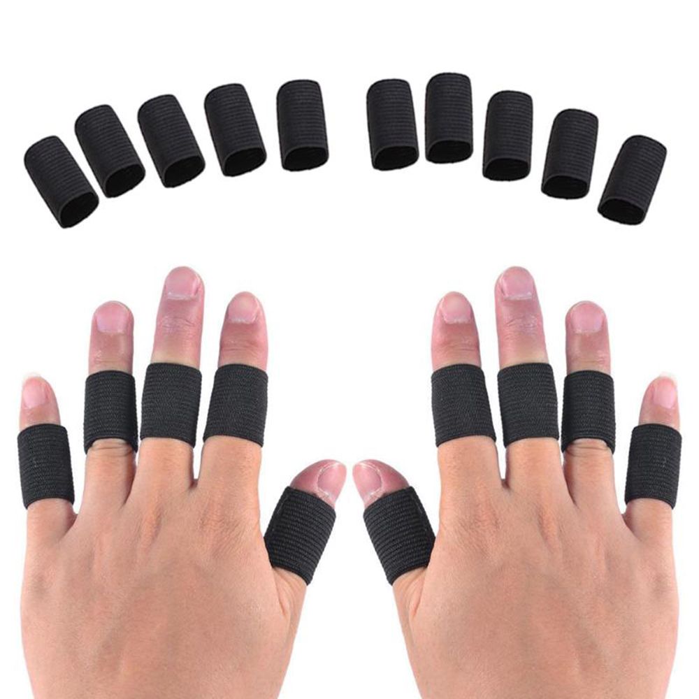 Sport Strand Ondersteuning Volleybal Vinger Bescherming 10Pcs Vinger Wrap Sport Beschermende Kleding Antislip Vinger Babybedjes Huid-vriendelijke