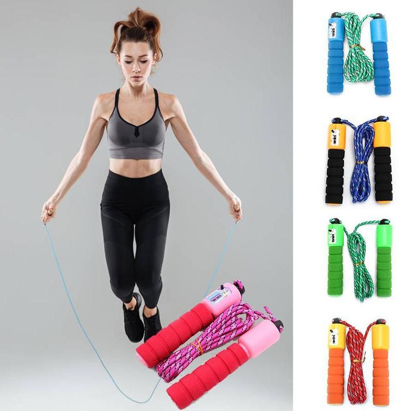 Gewichtetes Springseil 0,5 Kg – Verstellbar, Mit Kugellager, Für Boxen & Fitness, Inkl. Baumwoll- & PVC-Seil