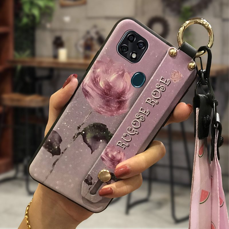 Schokbestendig Siliconen Telefoon Geval Voor Zte Blade 20 Lanyard Vuilwerend Polsband Voor Vrouw: picture 8