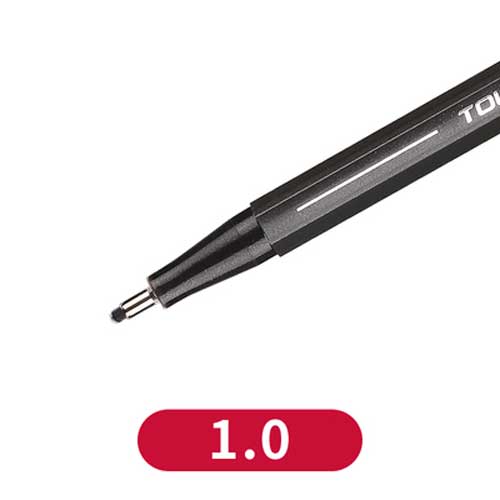 Bolígrafo Pigma micron de color negro, perfilador de delineador, rotuladores de dibujo a prueba de decoloración, suministros de arte, Manga, cepillo de escritura de cómic: 1.0mm-Waterproof