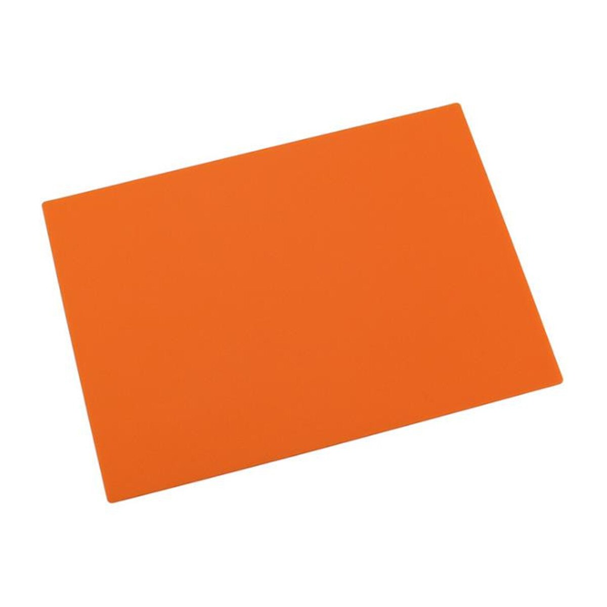 Siliconen Rechthoek Glad Student Schrijven Pad Placemat Onderzetters Tafel Bakken Mat: Orange