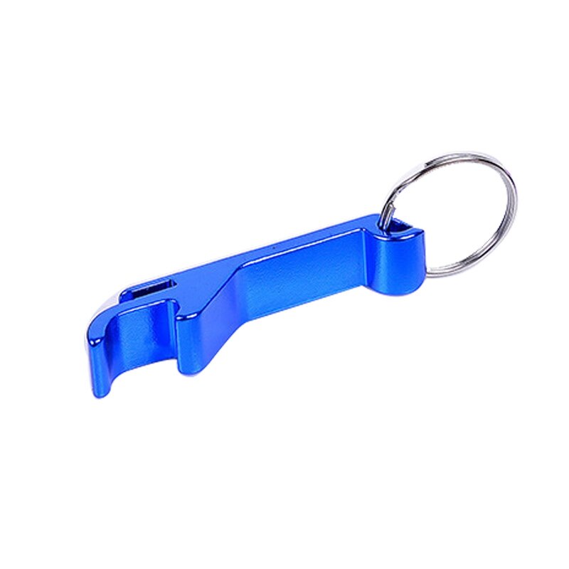 4 In 1 Lid Jar Opener Screw Cap Jar Bottle Opener Can Opener Manual Non-slip Twist Cap Bottle Launcher Opener Kitchen Gadget: 65x12mm blue