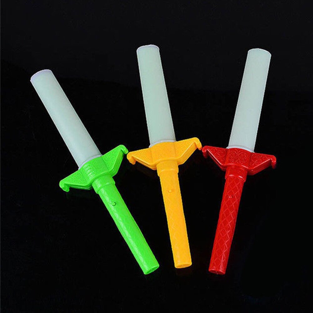Retractable LED Light Flashing Glow Sticks Wands Toys Party Wedding Decoration