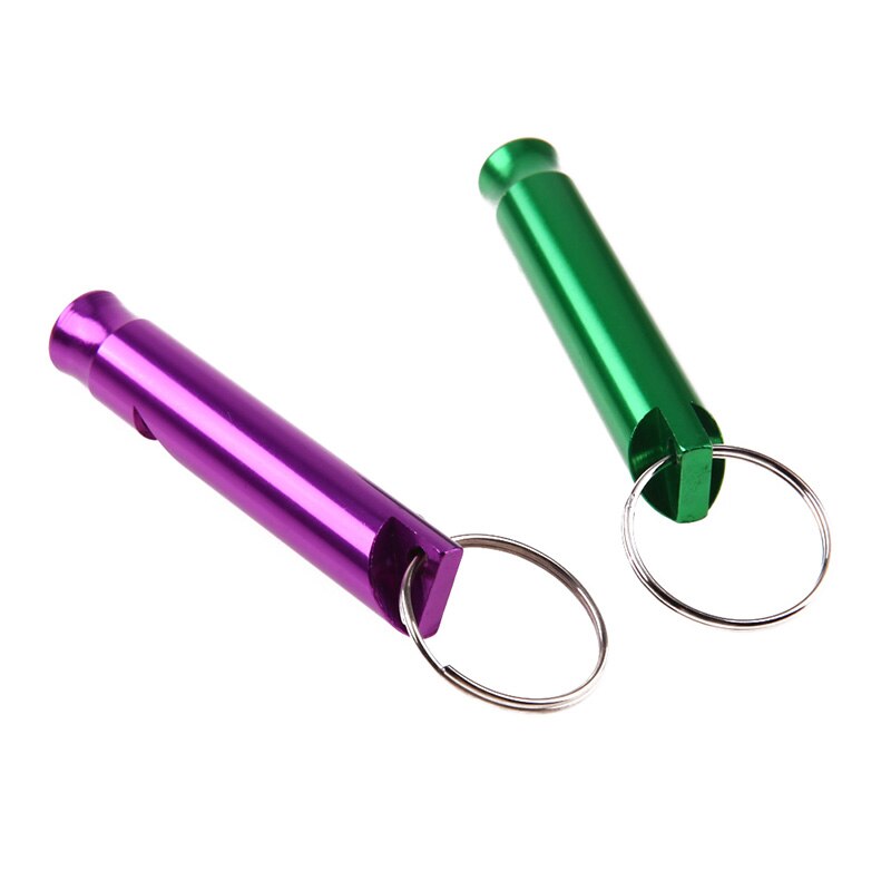 6cm aluminium reddingsfluitjes, multifunctioneel metalen fluitje, draagbaar reddingsfluitje voor buiten, sleutelhanger, duiventrainingsfluitje