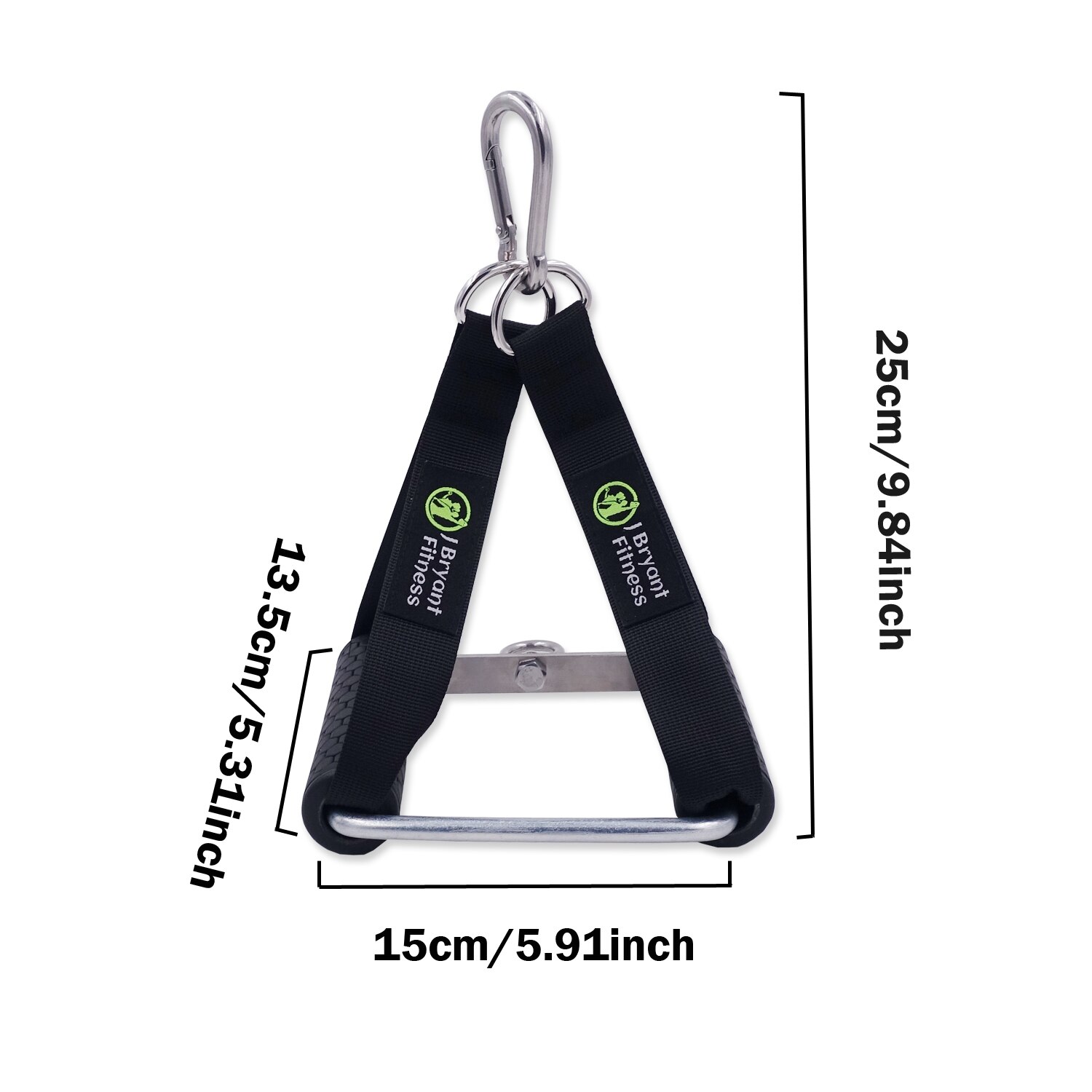 Gym Rowing Double D Handle Lat Push Down V Bar Cable Machines Attachment Multifunction Triceps Strength Workout Exercise Trainer