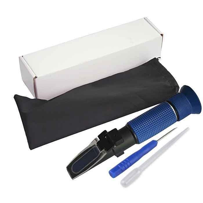 Sinotech Hand held brix 0-10% Refractometer brix P-RHB-10ATC plastic material (blue)