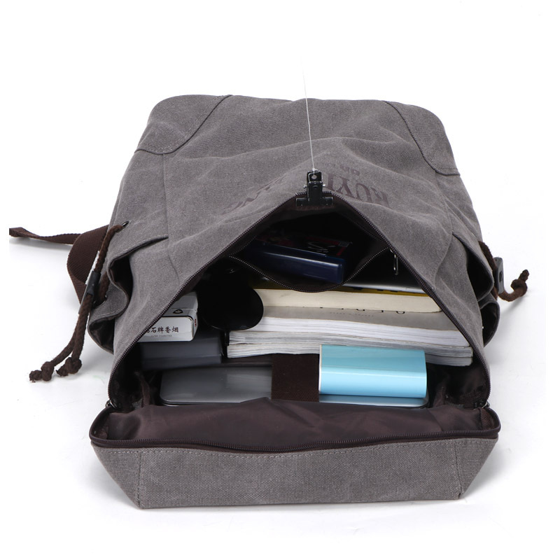Mannen Rugzak Canvas Rugzak Zakken Student Boek Tas Grote Capaciteit Mode Rugzak Mannen Mochila Mannelijke