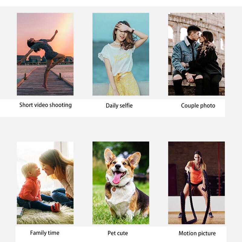 Portable Selfie Stick, 360 ° Rotation Tracking Pan-Tilt Object Tracking Camera, Face Recognition, Stable Stand