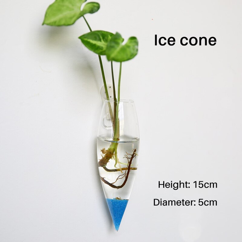Foam Box Packing Aquarium Tank Fish Bowl Decoration Wall Hanging Aquatic Pet Supplies For Flower Arrangement Horticulture Fish: Ice cone