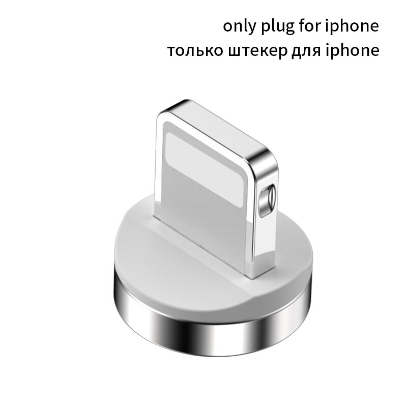 YKZ 3A Magnetic Adapter Micro to Type C to Type C Converter Micro to Lightning Magnet Adapter Data Transfer for iPhone Samsung: Lighting Plug