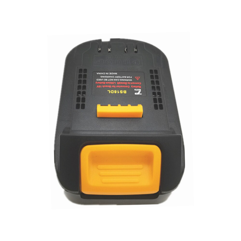 Bs18dl batteri adapter for bosch 18v batteri bruk for dewalt 18v/20v li-ion batteri elverktøy omformer