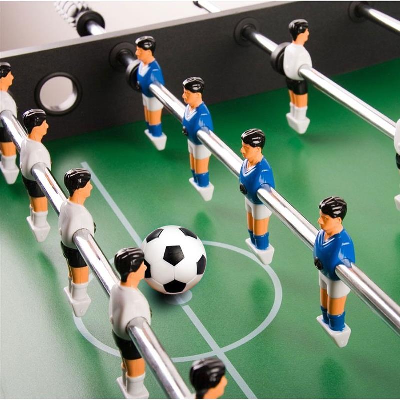 6 st minifotbollar plastboll bordsskiva fotbollsspel ersättning svart och vitt
