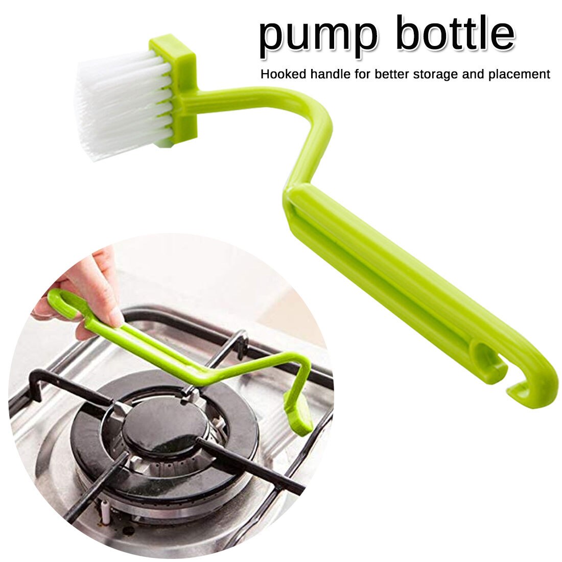 Bathroom Scrubber V-type Bent Cleaner Toilet Brush Home Shower Room WC Accessories Portable Toilet Brush