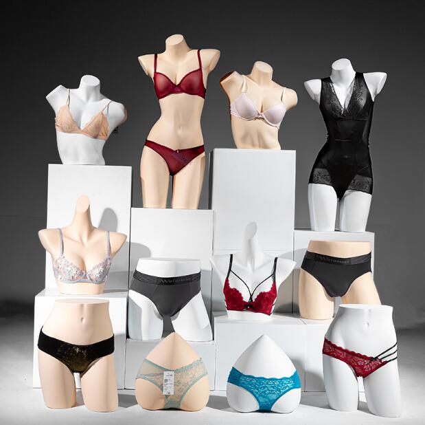 89cm Conjoined chest model bras female mannequin dummy underwear cloth shop model props bust bra window display rack 1pc C697