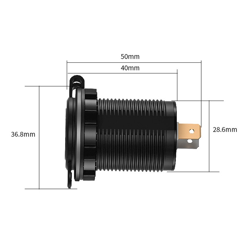 Car USB Car sockets Quick 3.0 Universal Charging in car 2 Port mobile phone for samsung 11 7