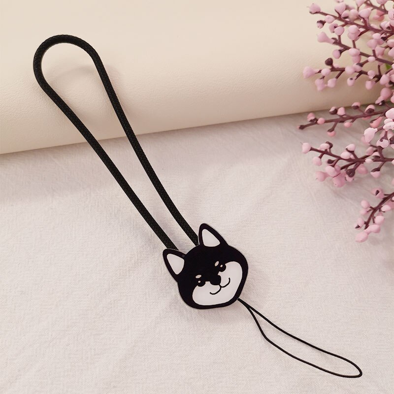 for iphone redmi xiaomi Samsung Camera Holders Keys Lanyard Short Flat Husky Silicone Lanyard Short Phone Lanyard Wrist Strap: 04