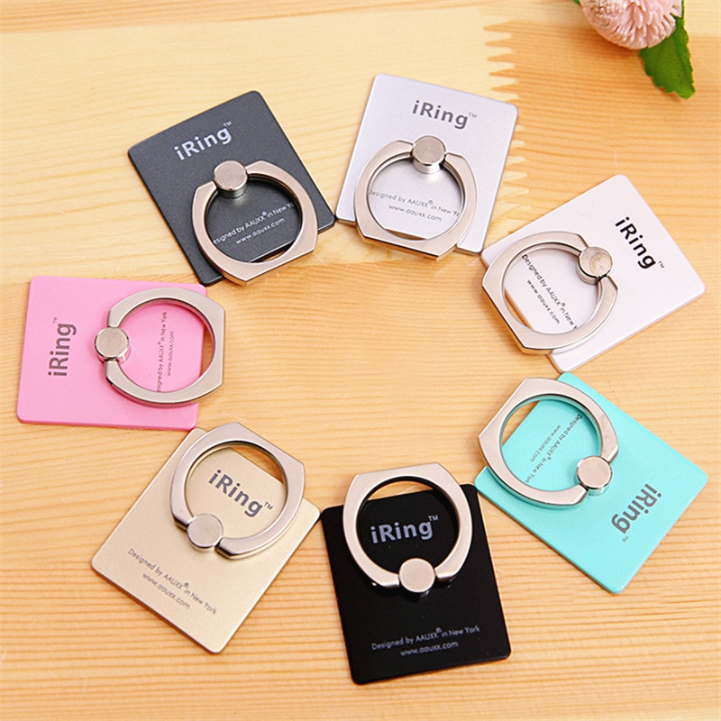 Telefonholder universal mobiltelefon iring 3d stativ finger grep stativ for iphone 11 pro max  xs 8 7 pluss finger ring holder