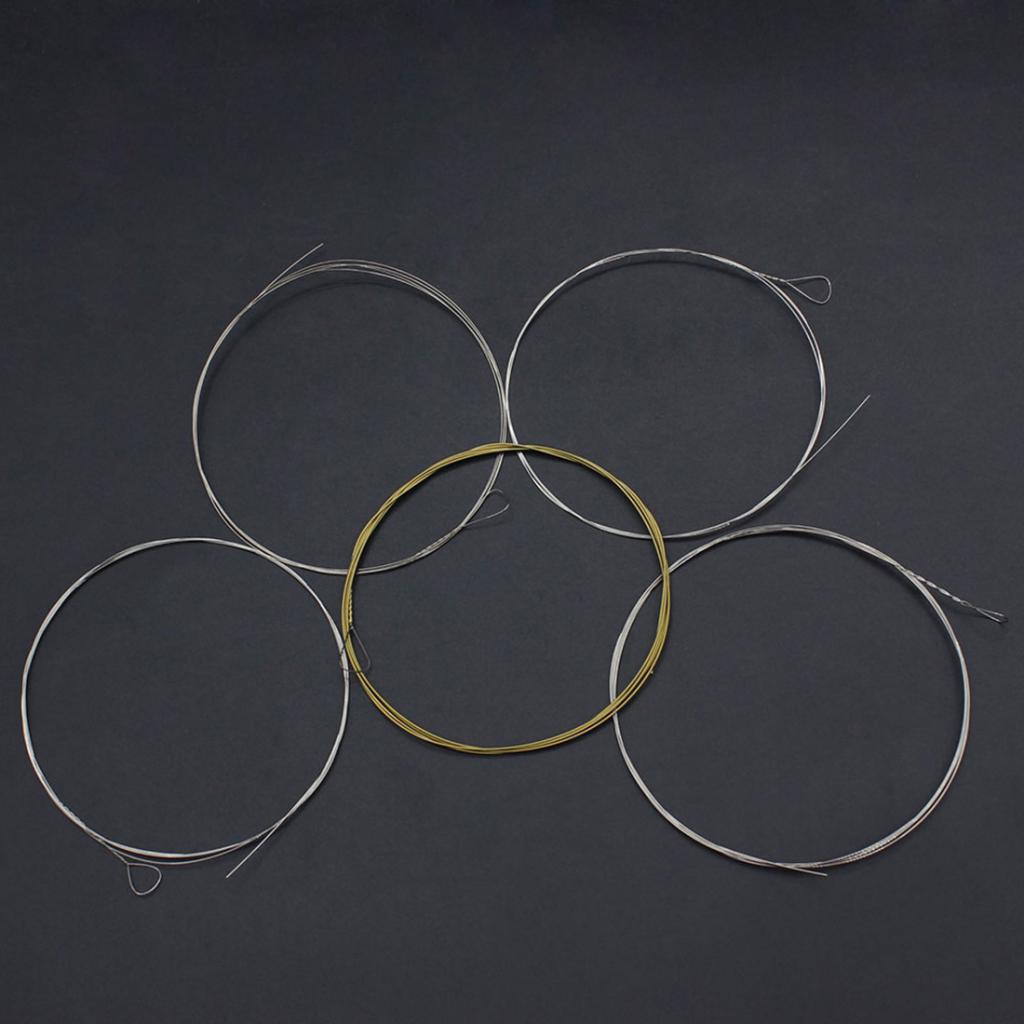 Banjo String Stainless Steel Durable 5-String Banjo Strings Backup Accessory